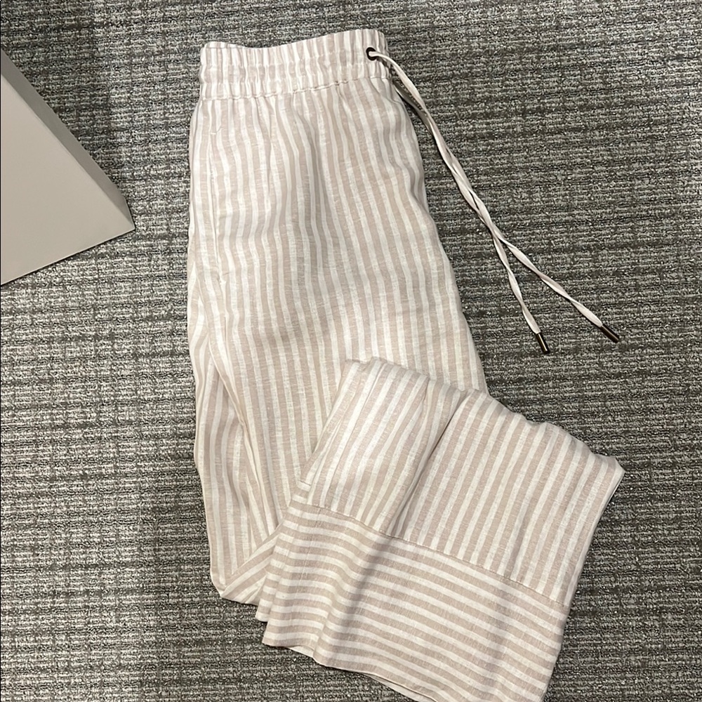 Striped Linen Pants
